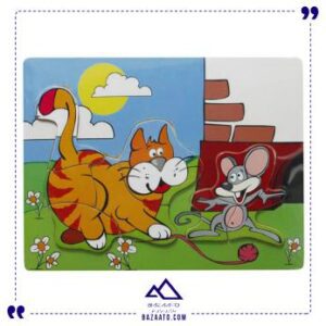 پازل جایگذاری گربه موش