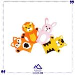 عروسک دستکشی ساختنی روباه خیاط کوچولو