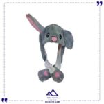 کلاه عروسکی نمایشی کوالای طوسی گوش متحرک