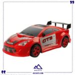 ماشین کورسی نیسان قرمز سلفونی تک توی