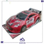 ماشین کورسی نیسان قرمز سلفونی تک توی