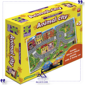 پازل-شهر-حیوانات-زرین-تویز