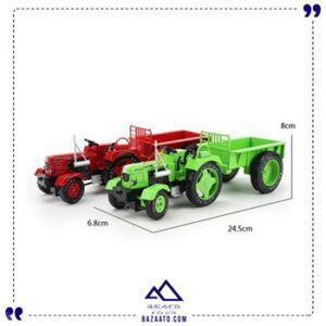 ماکت-فلزی-تراکتور-با-یدک-کش