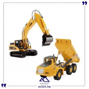ماکت-فلزی-بیل-مکانیکی-و-دام-تراک